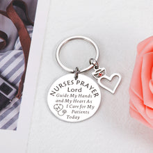 将图片加载到图库查看器,Nurses Keychain Gifts for Nursing School Students Graduation Gifts for Future Nurse To Be Gifts from Mom Grandma New Registered Nurse Daughter Grads Birthday Appreciation Gifts for Nurses Day Prayer