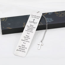 将图片加载到图库查看器,Baptism Gifts for Girls Boys Christian Confirmation Gifts for Women Men Inspirational Bible Verses Bookmark for Son Daughter Godson Christmas Birthday Easter Catholic Confirmation Gift for Him Her