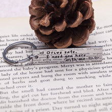 将图片加载到图库查看器,Father’s Day Gifts Drive Safe Keychain Drive Safe Key Ring Dad Gift Trucker Husband Gift Couples Engraved Keychain Boyfriend Girlfriend Key Chain Birthday Gifts Key Tags