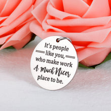 将图片加载到图库查看器,Coworker Gifts for Office Women Men Leaving Going Away Gifts for Work Bestie Thank You Keychain Appreciation Gifts for Her Him Colleague Christmas Birthday Retirement Promotion Gifts for Leader Mentor