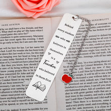 将图片加载到图库查看器,Thank You Gifts Bookmark for Women Men Teachers Day Appreciation Presents for Her Him Teacher Graduation Gifts Female Male Christmas Valentines Retirement Charms for Special Education Preschool Tutor