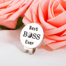 将图片加载到图库查看器,Boss Day Gifts for Men, Boss Lady Gifts for Women, Best Boss Ever Gifts Golf Ball Marker for Men Magnetic Hat Clip, Appreciation Thank You Gifts for Leader Mentor Christmas Retirement Farewell Gifts