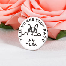 将图片加载到图库查看器,Funny Decision Coin Gift for Women Men Dog Lovers Gifts for Girls Boys Pet Owner Dog Walking Decision Maker Gifts for Home Parents Husband Pocket Token Birthday Dog Adoption Day Present Double-Sided