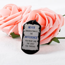 将图片加载到图库查看器,Teacher Employee Appreciation Gifts Inspirational Quotes Keychain for Women Men Office Coworker Boss Day Thank You Leaving Retirement Gift for Coach Friends Birthday Charm Farewell Christmas Presents