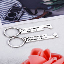 将图片加载到图库查看器,Best Friend Birthday Gifts Keychain for Women Men Teen Girls Boys TV Show Friends Merchandise Gifts for Fans Friendship Jewelry for BFF Valentines Day Couple Gifts I'll Be There for You