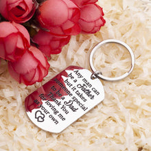 将图片加载到图库查看器,Step Fathers Day Gift Keychain for Dad from Daughter Son Any Man can be a Father in Law Personalized Keyring Birthday Christmas Wedding Gifts for Stepdad Men