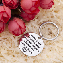 将图片加载到图库查看器,3Pcs Mom Gifts Keychain from Daughter for Mothers Day Gifts for Big Sis Little Sis Mom Matching Heart Pendant Keychain Set for Mom Daughter Family Gift for Christmas Birthday for Women Sister