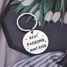 将图片加载到图库查看器,Funny Gifts for Aunts Birthday from Niece Nephew Unique Keychain for Women Auntie Aunt To Be Sister-in-law Jewelry from Sisters Daughter-in-law Christmas Mothers Day Best Aunt Ever Charm for Her