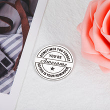 将图片加载到图库查看器,Funny Inspirational Gifts for Coworker Friends Birthday Appreciation Gifts for Boss Leader Pocket Token for Husband Son Daughter Graduation Leaving Going Away Retirement Thank You Gifts Double-Sided