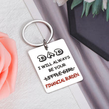将图片加载到图库查看器,Funny Dad Keychain Gifts from Daughter First Time Dad Gifts for New Dad Daddy Fathers Day Gifts Husband Men from Kids Wife Baby Girl Birthday Wedding Present for Father Papa Christmas Valentines
