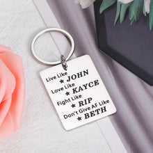 将图片加载到图库查看器,Yellowstone National Park TV Show Merchandise Inspirational Keychain Gifts Souvenir for Him Her Yellowstone Lovers Fans Friends BFF Son Daughter Boyfriend Girlfriend Birthday Valentines Day Keyring