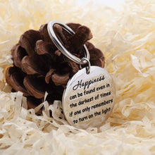 将图片加载到图库查看器,Inspirational Keychain Gifts for Women Men, Motivational Gift for Teen Girls Best Friend,Encouragement Gift for Kids, Birthday Graduation Key Ring Jewerly for Harry Potter Fans Happiness can be Found