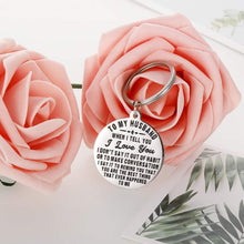 将图片加载到图库查看器,Husband Birthday Keychain Anniversary Gift for Husband from Wife to My Husband When I Tell You I Love You I Don't Say It Out of Habit Personalized Wedding Valentines Gift for Men Him Fiance Gifts