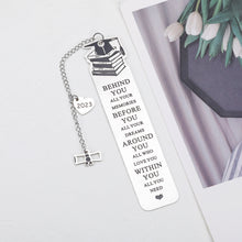 将图片加载到图库查看器,Inspirational Graduation Bookmark Gifts for Him Her Class of 2023 Senior High School Graduates Presents for College Boys Girls Christmas Gifts for Grads Friends Son Daughter Birthday Come-of-age Charm