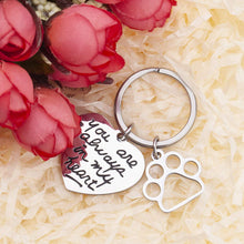 将图片加载到图库查看器,Pet Dog Memorial Keychain, Loss of Dog Gift,Remembrance Gift,Pet Sympathy Gift, Mourning jewelry,Personalized You Are Always In My Heart Pet Charm Keyring