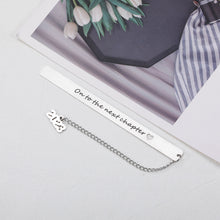 将图片加载到图库查看器,On The Next Chapter Bookmark for Book Lover Class of 2023 Graduation Gifts for Him Her High School College Student Birthday Christmas Presents for Daughter Son Coworker Leaving Farewell Holiday Gifts
