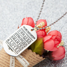 将图片加载到图库查看器,To My Son Daughter Gifts From Mom Dad Inspirational Necklace Christmas