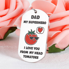 将图片加载到图库查看器,Funny Fathers Day Gifts Keychain for Dad Father In Law Humor Punny Birthday Gifts from Daughter Son Kids Wife I Love You Charm for Him Daddy Papa Foster Step Father of Bride Wedding Christmas Presents