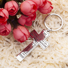 将图片加载到图库查看器,Son Gifts Keychain from Mom Dad Inspirational Necklace Pendant for Men Kids Boys Always Remember You are Braver Than You Believe Keychain from Mother Birthday Graduation Present