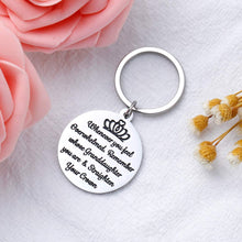 将图片加载到图库查看器,Granddaughter Gifts from Grandma Grandpa Inspirational Keychain Charm Gift From Granny Nana Mimi Gigi Christmas Birthday Graduation Key Chain Gift for Grandchild Her Teen Girls Women