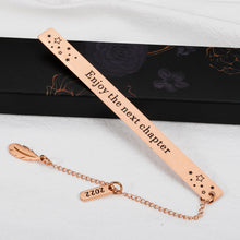 将图片加载到图库查看器,Enjoy The Next Chapter Bookmark for Book Lover Class of 2022 Graduation Gifts for Him Her High School Student Coming-of-Age Birthday Gifts for Son Daughter Coworker Promotion Going Away Presents