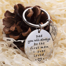 将图片加载到图库查看器,Step Fathers Day Gift Keychain for Dad from Daughter Son Any Man can be a Father in Law Personalized Keyring Birthday Christmas Wedding Gifts for Stepdad Men