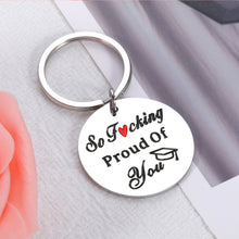 将图片加载到图库查看器,Funny Graduation Keychain Gifts for 2023 Senior College Women Men PhD Master Degree Graduates Gifts for Her Him High School Son Daughter Boys Girls Graduation Charms for Best Friend Nursing Law School
