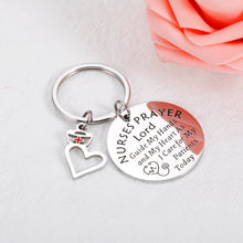 将图片加载到图库查看器,Nurses Keychain Gifts for Nursing School Students Graduation Gifts for Future Nurse To Be Gifts from Mom Grandma New Registered Nurse Daughter Grads Birthday Appreciation Gifts for Nurses Day Prayer