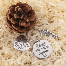 将图片加载到图库查看器,Memorial Gift for Mom Dad Memorial Keychain Remembrance Keepsake Sympathy Gift for Friend Loss of Loved One Angel Wing Key Chain Bereavement Gift for Daughter Son Sister Miscarriage Pregnancy Loss