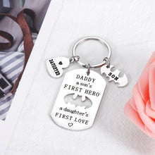 将图片加载到图库查看器,Father Gifts From Daughter Son To Dad Keychain Daddy Birthday Wedding Christmas Gifts for New Father Papa Step Dad to Be Father of Bride Fathers Day Presents from Kids Daughter In Law Goddaughter Wife