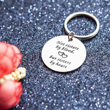 将图片加载到图库查看器,Sister Gifts Keychain from Sister Brithday Gift for Sisters Best Friend Keychain Friendship Pendants for Women Girls A Sister is God's Way of Making Sure We Never Walk Alone Wedding Jewelry for Her
