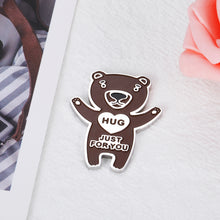 将图片加载到图库查看器,Pocket Bear Hug Token Gift, Bear Themed Inspirational Gifts for Her Him Friends Family Encouragement Long Distance Relationship Love Token Charm for Boyfriend Girlfriend Husband Wife Birthday Present