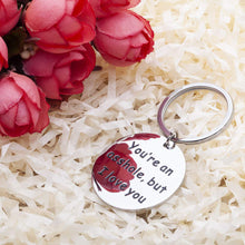 将图片加载到图库查看器,Couples Gifts Keychain for Boyfriend Girlfriend I Love You Personalized Valentine's Day Gift Christmas Anniversary Birthday Dog Tag Charm Pendant Keyring for Husband Wife Him Her