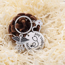 将图片加载到图库查看器,Nurse Keychain for Women Men Nursing Graduation Gift for Her Him Appreciation Key Ring Birthday Christmas Valentines Thanksgivin Nurses Day for Nurses Practitioner RN Charm Medical Student Gift