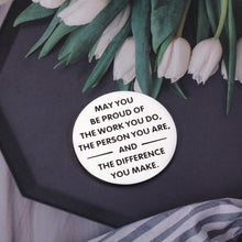 将图片加载到图库查看器,Teacher Coach Appreciation Thank You Gifts for Boss Leader Inspirational Token Charm for Volunteer Coworkers Going Away Leaving from Staff Team Holiday Goodbye Gifts for Nurses Office Women Men