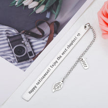 将图片加载到图库查看器,Enjoy The Next Chapter Bookmark for Retiring Women Men Happy Retirement Gifts for Her Him Thank You Appreciation Present for Retired Leader Boss Teacher Nurse Coworker Going Away Leaving Goodbye Gift