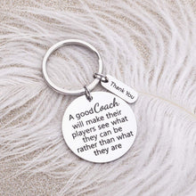 将图片加载到图库查看器,Eunigem Personalized Coach Keychain for Coach A Great Coach is Hard to Find Thank You Appreciation Key Ring Charm Tag Pendant Gift for Great Coach Retirement