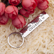 将图片加载到图库查看器,Eunigem Funny for Boyfriend Girlfriend Husband Wife Keychain Naughty Gift Idea for Him Her Hubby Valentines Day Birthday Christmas Adult Humor Jewelry for Men Women Guys Couple Keychain