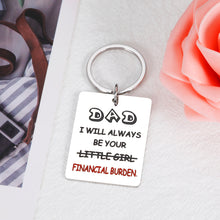 将图片加载到图库查看器,Funny Dad Keychain Gifts from Daughter First Time Dad Gifts for New Dad Daddy Fathers Day Gifts Husband Men from Kids Wife Baby Girl Birthday Wedding Present for Father Papa Christmas Valentines