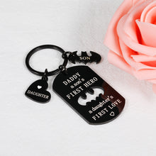 将图片加载到图库查看器,Dad Father Birthday Gifts from Son Daughter Kids New Daddy to Be Keychain Gifts for Men Him Father’s Day First Time Dad Papa Figure Presents for Husband Stepdad Father of Bride Wedding Day Christmas
