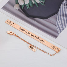 将图片加载到图库查看器,Enjoy The Next Chapter Bookmark for Book Lover, Class 2023 Graduation Gifts for Her Him College High School Student, Retirement Gifts for Women Coworker Leaving, Daughter Birthday Christmas Presents
