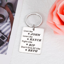 将图片加载到图库查看器,Yellowstone National Park TV Show Merchandise Inspirational Keychain Gifts Souvenir for Him Her Yellowstone Lovers Fans Friends BFF Son Daughter Boyfriend Girlfriend Birthday Valentines Day Keyring