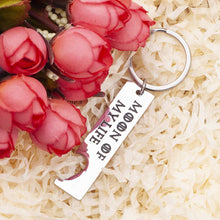 将图片加载到图库查看器,Couple Keychain Gifts for Husband Wife Him Her Puzzle Keychain Set of 2 Key Ring Charm Valentines Day Wedding Anniversary Christmas Gifts (Her One His Only)