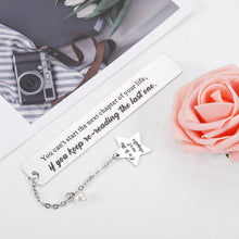 将图片加载到图库查看器,Bookmarks with Chain Inspirational Birthday Happy Retirement Graduation Gifts for Men Women Boss Coworker College Boy Girl Anniversary Wedding Christmas Gifts for Bookworm Husband Boyfriend Book Lover