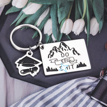 将图片加载到图库查看器,Funny Graduation Gifts Keychain for Him Her Inspirational Gifts for High School Students College Boys Girls Men Girlfriend Farewell Going Away Charm Son Daughter Coming-of-age Presents from Mom Dad