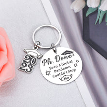 将图片加载到图库查看器,PhD Graduation Gifts for Him Her Funny Keychain 2023 Graduation Presents for Women Men MBA MSW Doctorate Masters Degree Pharmacist Son Daughter Best Friend Graduates Charms for Nursing Law School Male