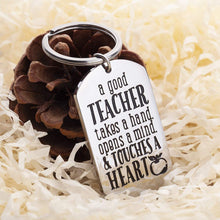 将图片加载到图库查看器,Gifts for Teacher 3PCS Heart Appreciation Keychain for Women Men Birthday Graduation Christmas Thank you Gift for Teacher Gift from Student Teacher End of Year Retirement Gift