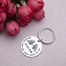 将图片加载到图库查看器,Father’s Day Gifts Drive Safe Keychain Drive Safe Key Ring Dad Gift Trucker Husband Gift Couples Engraved Keychain Boyfriend Girlfriend Key Chain Birthday Gifts Key Tags