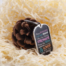 将图片加载到图库查看器,Inspirational Keychain Graduation Gifts for Women Men Him Her Always Remember You are Braver Than You Believe Personalized Birthday Charms Pendant for Kids Teens Students Boys Girls