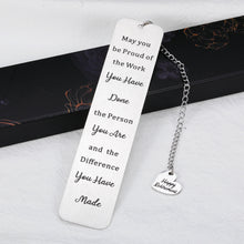 将图片加载到图库查看器,Teacher Retirement Gifts for Women Men Happy Retirement Bookmark Present for Retiring Coworker Friend Thank You Gift for Her Him Going Away Leaving Gift for Retired Boss Leader Nurse Goodbye Farewell